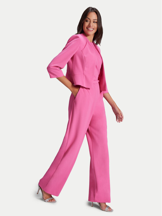 Swing Swing Marynarka 4AF01800 Różowy Regular Fit