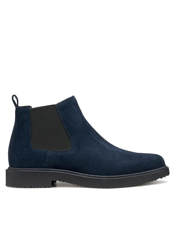 Geox Geox Kotníková obuv s elastickým prvkem U Massimiano U46H9B 00022 C4064 Tmavomodrá