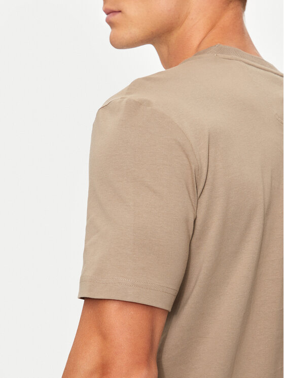 BOSS BOSS T-Shirt Mirror 2 50525087 Beżowy Regular Fit