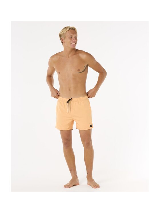 Rip Curl Rip Curl Szorty kąpielowe Offset Volley Pomarańczowy Regular Fit