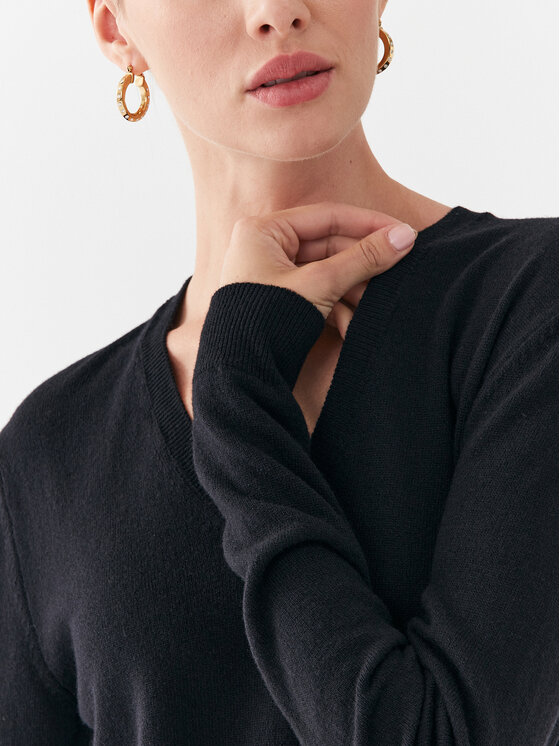 United Colors Of Benetton United Colors Of Benetton Πουλόβερ 1002D4488 Μαύρο Regular Fit