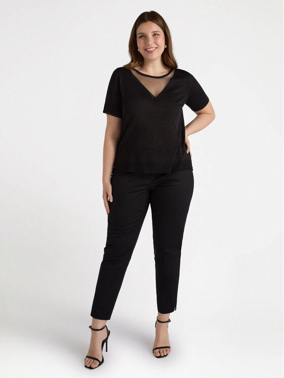Fiorella Rubino Fiorella Rubino Maglione M547L007918N033 Nero Boxy Fit