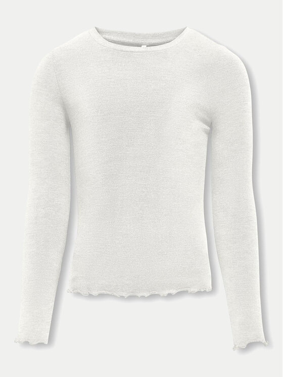Kids ONLY Kids ONLY Blusa 15331400 Bianco Slim Fit