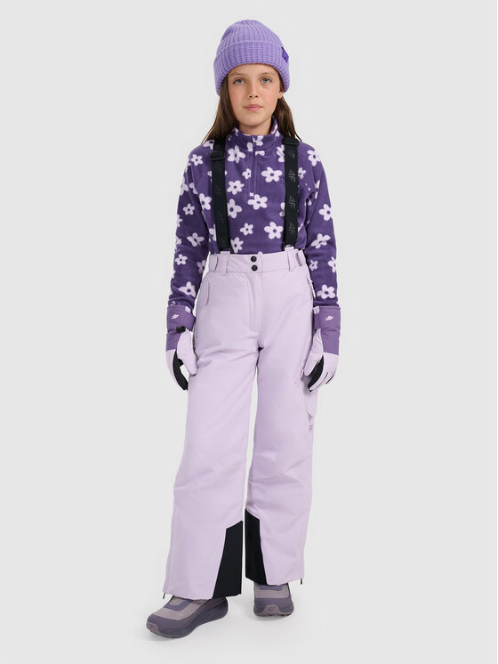 4F 4F Spodnie narciarskie SKI CLASSIC Fioletowy Regular Fit