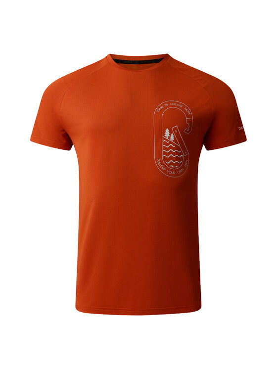 Dare2B Dare2B T-Shirt Tech II Pomarańczowy Short Fit
