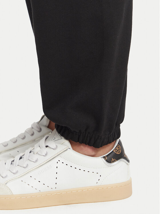 Guess Jeans Guess Jeans Jogginghose W6BB37 K6898 Schwarz Relaxed Fit