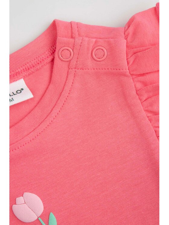 Coccodrillo Coccodrillo T-Shirt WC6143204TGN-007 Różowy Regular Fit