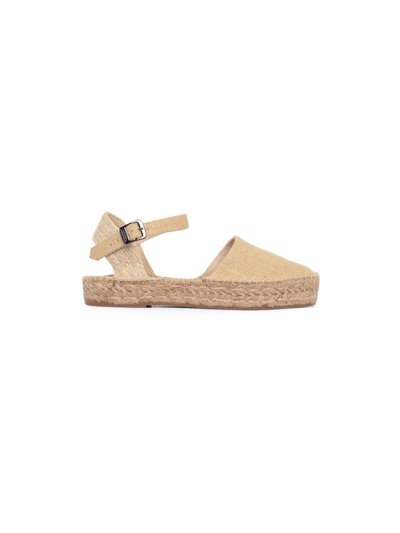 Espadryle, rozmiar 39, Beżowe, ACA1279-NAT