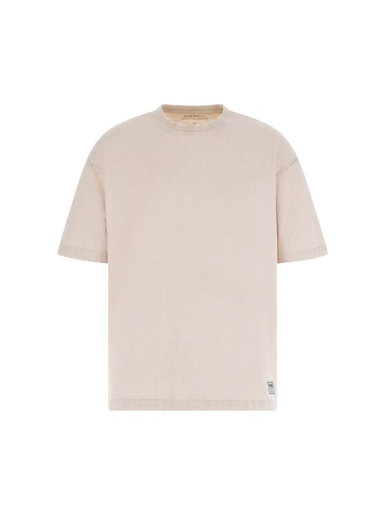 Guess Guess T-Shirt 181814 Beżowy Classic Fit