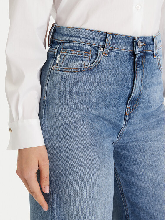 ViCOLO ViCOLO Džínsy DF5065 Modrá Wide Leg