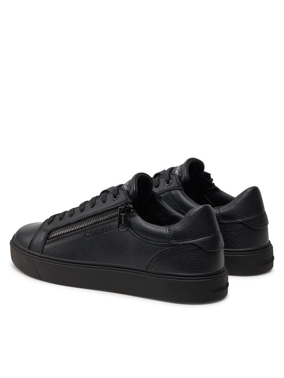 Calvin Klein Calvin Klein Sneakersy Low Top Lace Up W/Zip HM0HM01475 Czarny