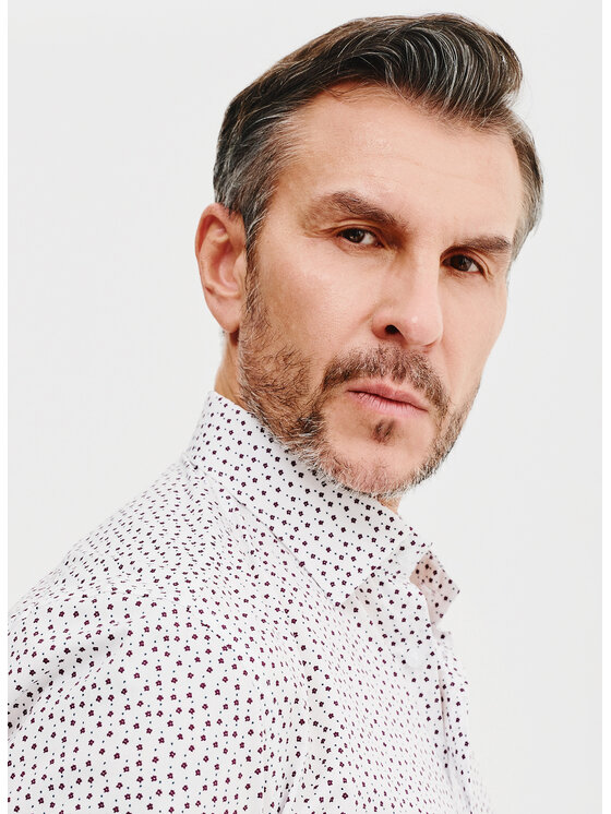Pako Lorente Pako Lorente Koszula P25SF-1X-045 Biały Slim Fit