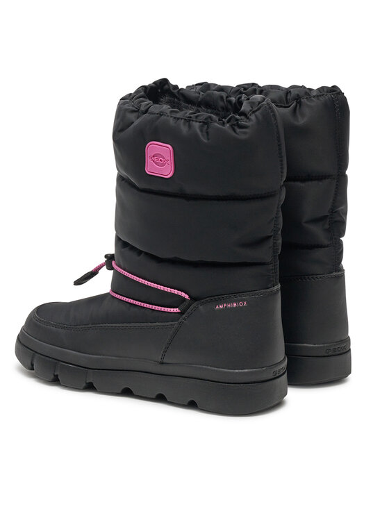 Geox Geox Μπότες Χιονιού Willaboom J46HWB 0FU54 C0922 D Μαύρο