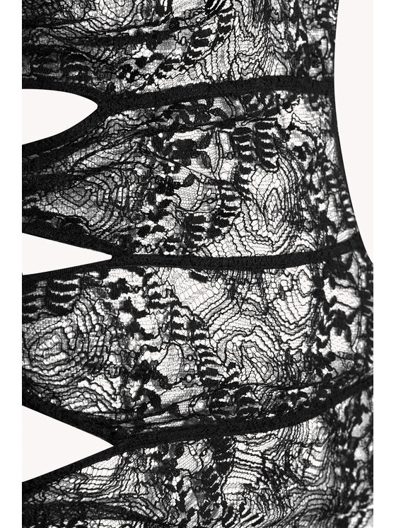 Epuzer Epuzer Sukienka wieczorowa Raven lace Czarny Close Fit