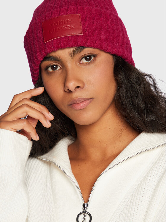 Tommy Hilfiger Tommy Hilfiger Шапкa Modern Beanie AW0AW13767 Рожевий