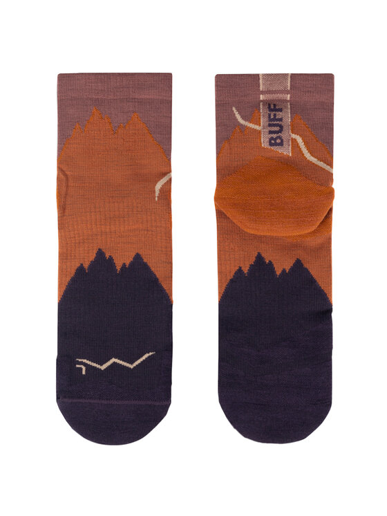 Buff Buff Calzini corti Merino Lightweight Quarter Socks Marrone