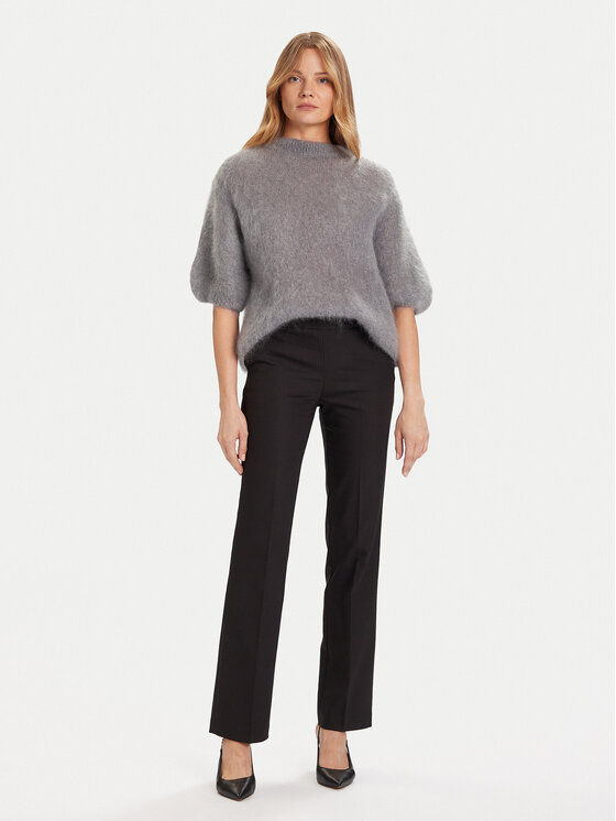 Morgan Morgan Bavlnené nohavice 242-PBEKA.F Čierna Slim Fit