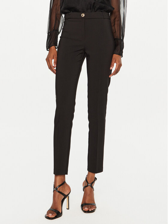 Rinascimento Rinascimento Pantaloni di tessuto CFC0119993003 Nero Regular Fit