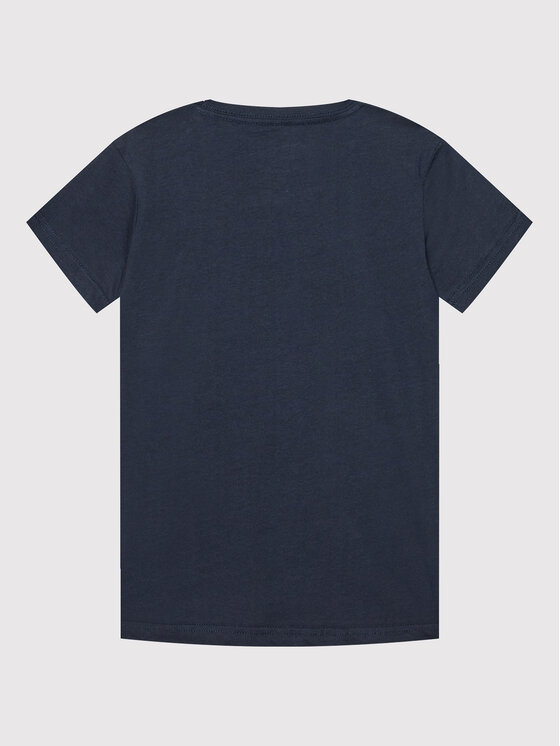 Quiksilver Quiksilver T-Shirt Comp Logo EQBZT04369 Tmavomodrá Regular Fit