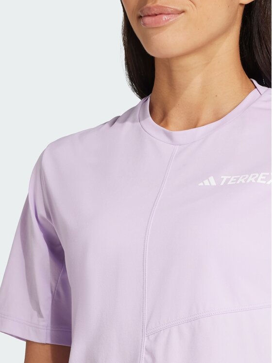 adidas adidas Koszulka techniczna Terrex Multi Climacool Tee Fioletowy Regular Fit