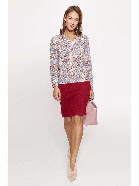 QUIOSQUE QUIOSQUE Blúzka QUIOSQUE 2KI001251 Sivá Regular Fit