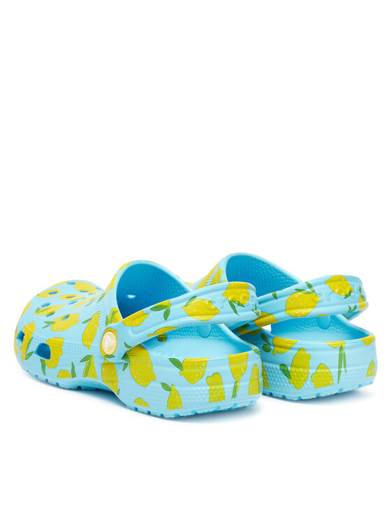 Crocs Crocs Klapki Classic Fresh Fruits Clog 211008 Niebieski