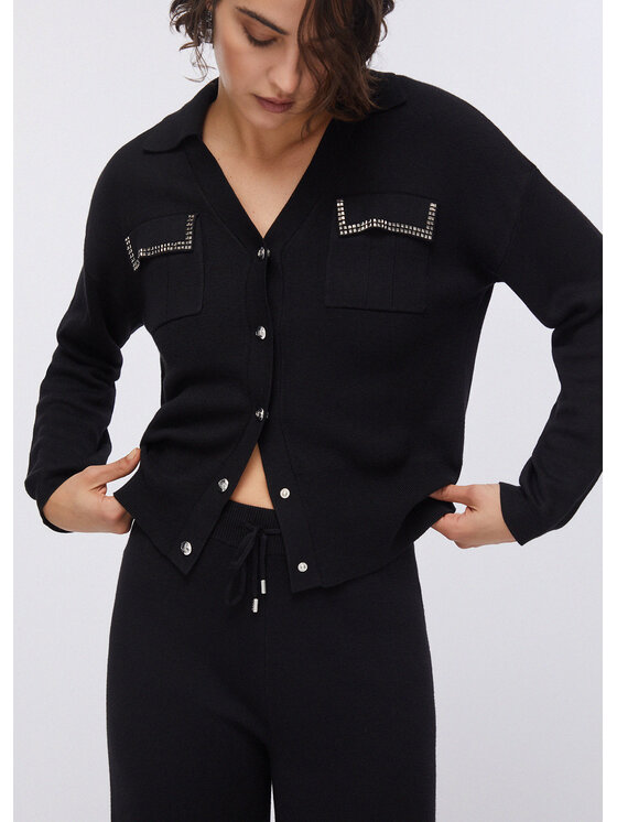 Liu Jo Liu Jo Pantaloni di tessuto TA6047MS59L22222 Nero Regular Fit