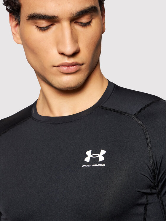 Under Armour Under Armour Techniniai marškinėliai Ua HeatGear 1361518 Juoda Slim Fit