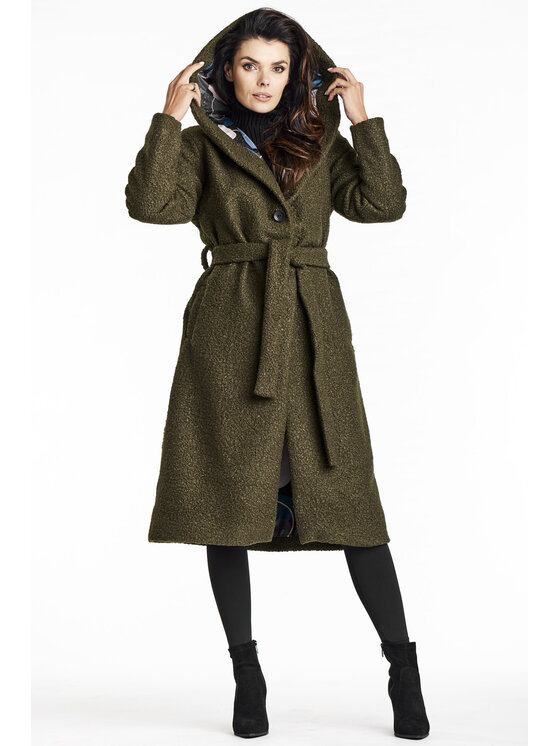 Awama Awama Płaszcz A680 Khaki Basic Fit