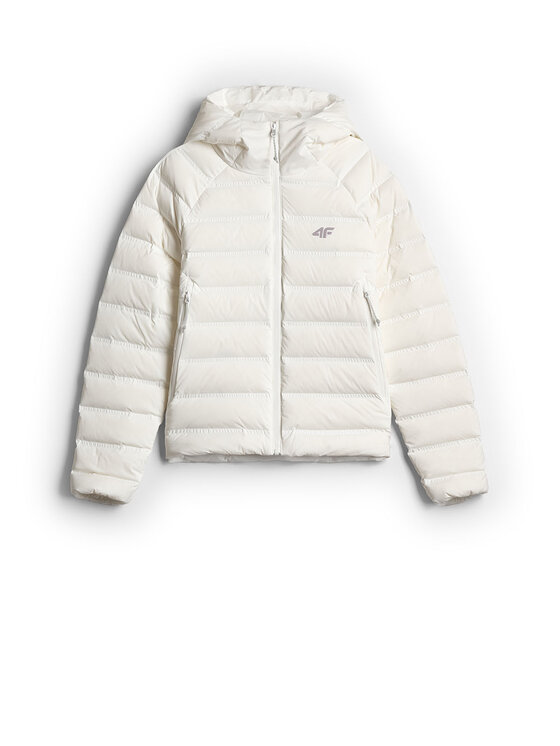 4F 4F Kurtka puchowa CITY JACKETS Biały Regular Fit