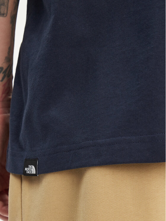 The North Face The North Face T-Shirt Simple Dome NF0A87NG Granatowy Regular Fit