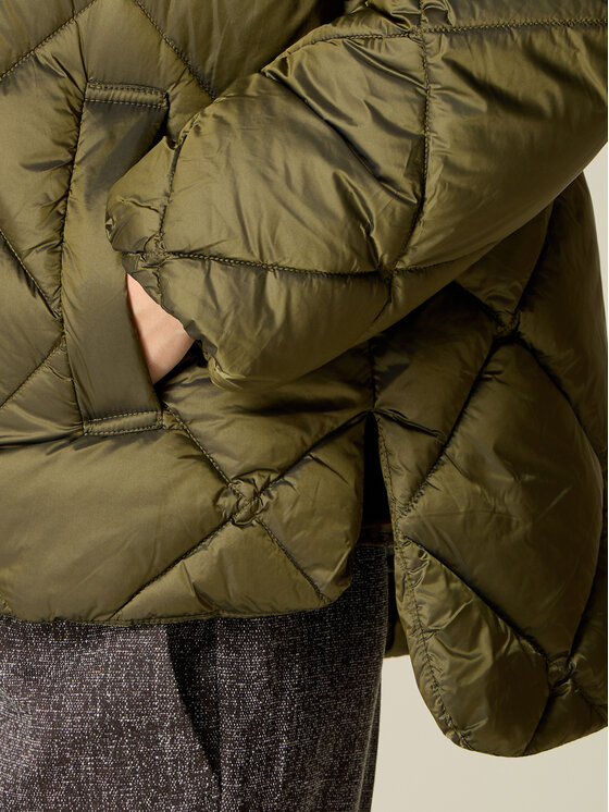 Oltre Oltre Kurtka puchowa F040R001543N035 Zielony Over Fit