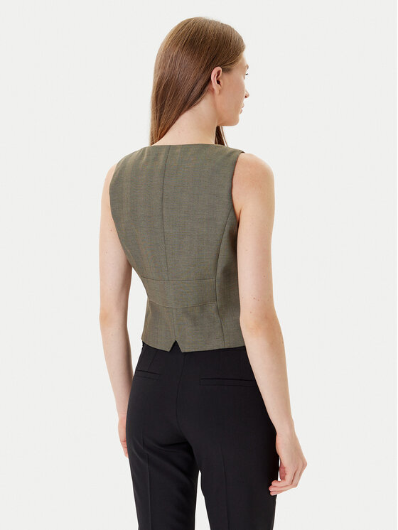 Marella Marella Telovnik za obleko Cantico 2523156031 Khaki Slim Fit