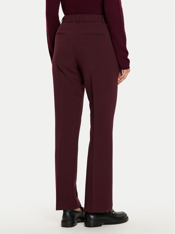 Tatuum Tatuum Hlače iz tkanine Laurania 2 T2422.140B Bordo rdeča Straight Fit