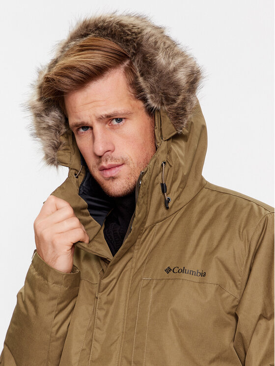 Columbia Columbia Žieminė striukė Leif Trail™ Parka Ruda Regular Fit