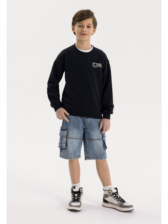 MINOTI MINOTI Szorty jeansowe 23short45 Niebieski Regular Fit
