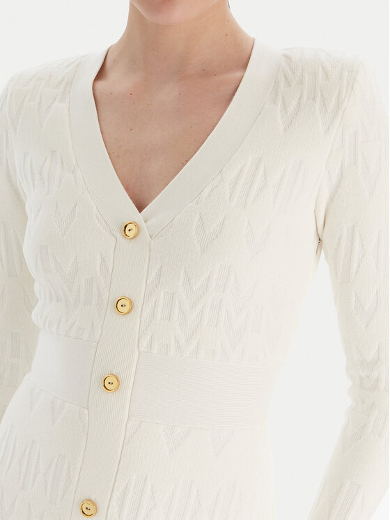 Marciano Guess Marciano Guess Φόρεμα 5BGK04 5661Z Εκρού Slim Fit