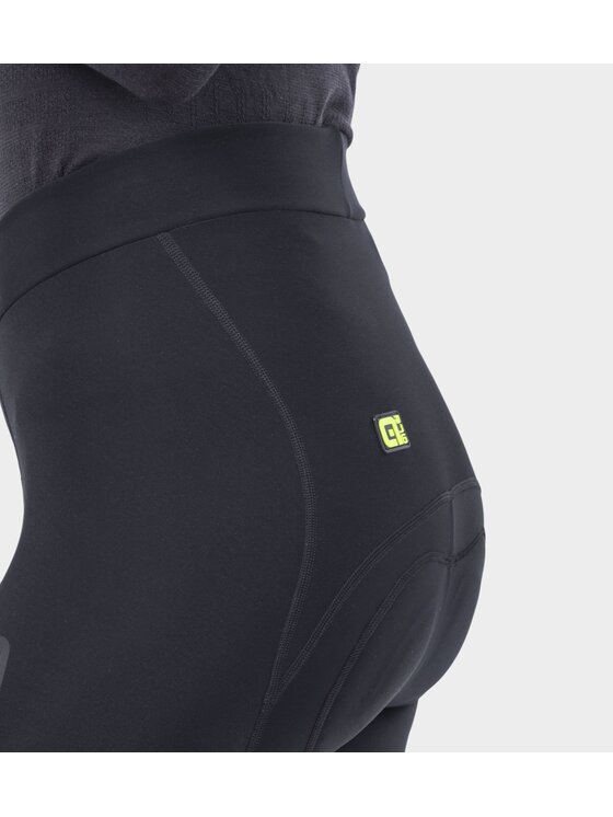 Alé Cycling Alé Cycling Spodnie outdoor Solid Essential Czarny Fitted Fit