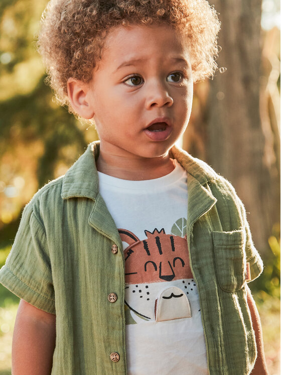 Mayoral Mayoral T-särk 1055 Valge Regular Fit