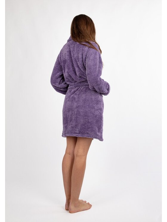 DKaren Lingerie DKaren Lingerie Szlafrok Eliza Krótka Fioletowy