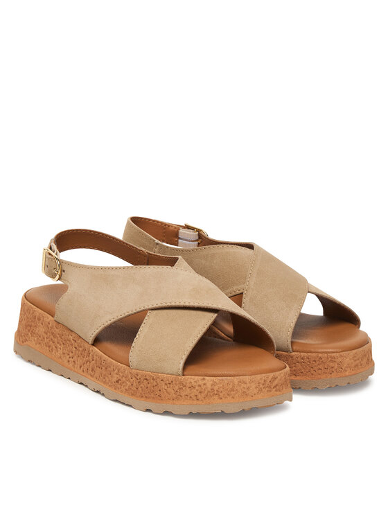Tamaris Tamaris Sandály 1-28205-46 Béžová