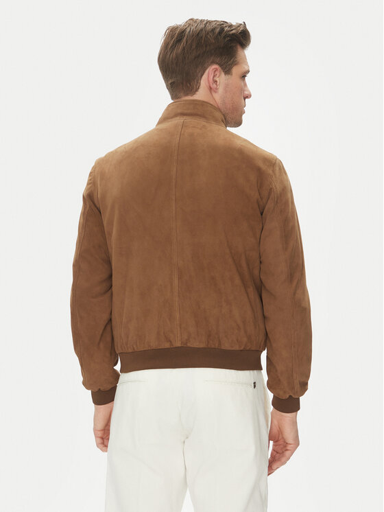 Serge Pariente Serge Pariente Giacca di pelle Expo Vs Beige Regular Fit