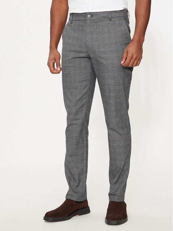 Hechter Paris Hechter Paris Chinos 25855 142391 Grau Modern Fit