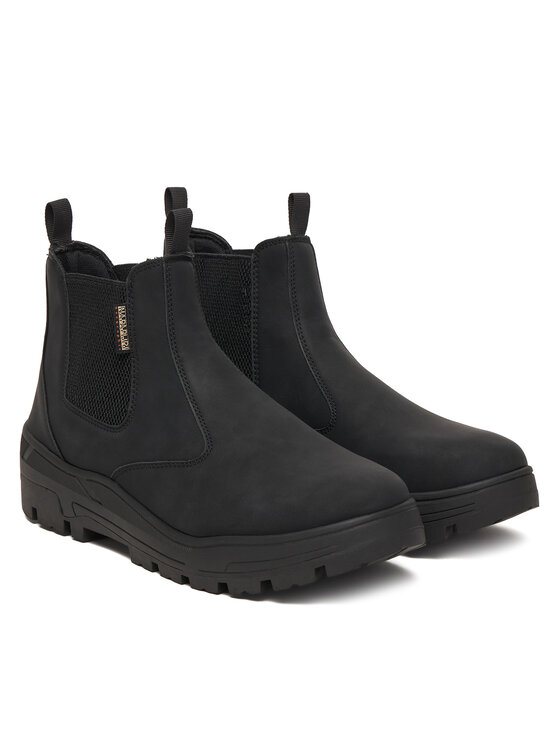 Napapijri Napapijri Kotníková obuv s elastickým prvkem NP0A893A Černá