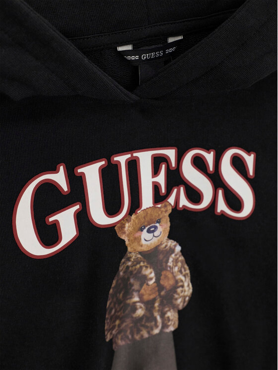 Guess Guess Μπλούζα J6BQ03 K6086 Μαύρο Oversize