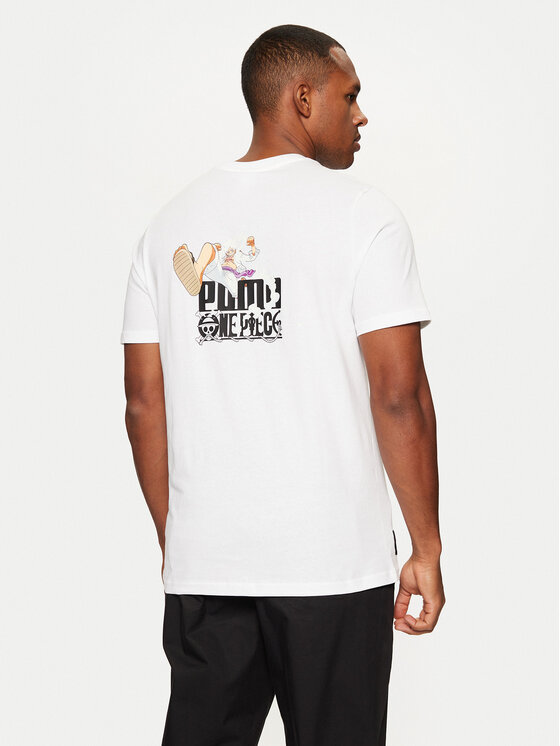 Puma Puma T-krekls One Piece 624665 Balts Regular Fit
