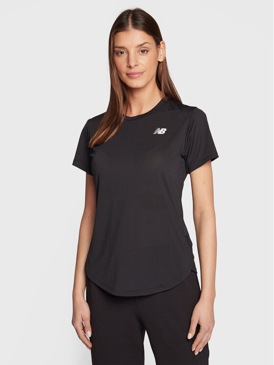 New Balance Športna majica Accelerate WT23222 Črna Athletic Fit
