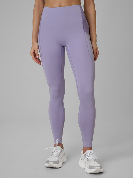 4F 4F Legginsy SOLAR PUNK Fioletowy Slim Fit