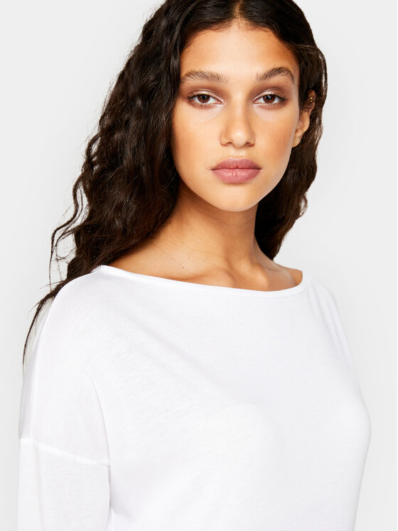 Sisley Sisley Блуза 3QU4L12EE Бял Regular Fit