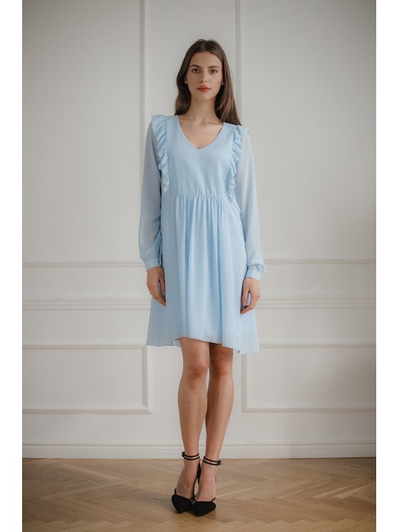 Lenitif Lenitif Vestito L083 Blu Regular Fit
